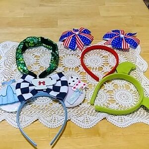 Holiday and dress up headbands bundle